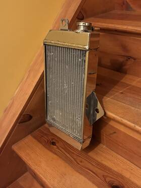 Cv715-20m403a-d8a67a Cv4 Oversized Radiator Mirror Polished Nice Yamaha Banshee 350 1987-2006 Cv715-20m403a-d8a67a Cv4 Oversized Radiator Mirror Polished Nice Yamaha Banshee 350 1987-2006