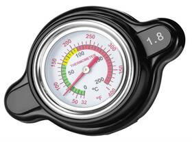 Ecautos 770887760105 High Pressure Radiator Cap With Temperature Gauge For Honda Xr650r Kawasaki Kx500