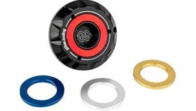 Ofc-20-15-b Gilles Tooling Oil Filler Cap With Inserts M20 X 1.5 Black #ofc-20-15-b