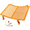 Hk-gzsp-k7-003-org Hongk Orange Cnc Aluminum Radiator Grille Guard Cover For Ktm