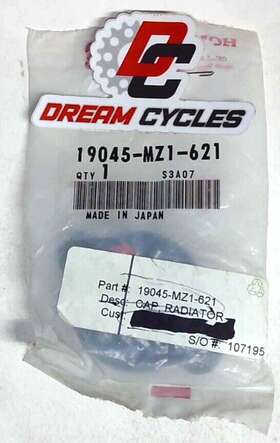 19405-mz1-621 Honda Nos Cr 250 500 Cbr Gl Vf Rvt Crf Radiator Cap Fast Shipp