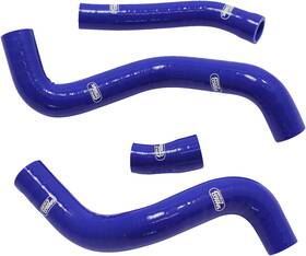 1902-1795 Moose Racing Blue Heavy Duty Silicone Radiator Hose Kit Without Clamps