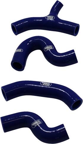 1902-1798 Moose Racing Blue Heavy Duty Silicone Radiator Hose Kit Without Clamps