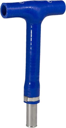 1902-1801 Moose Racing Blue Heavy Duty Silicone Radiator Hose Kit Without Clamps