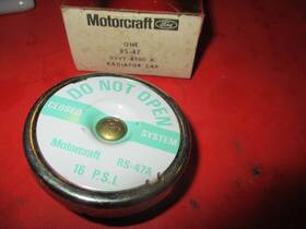 D5vy-8100-a-radiator Motorcraft Rs47 Ford-lincoln-tbird-mercury-1976-1980 Cap Motorcraft-16 Lb