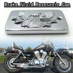 Mc-xha773 Motorparts Brake Fluid Reservoir New Chrome Fit For Suzuki Intruder 1400 1990-2004