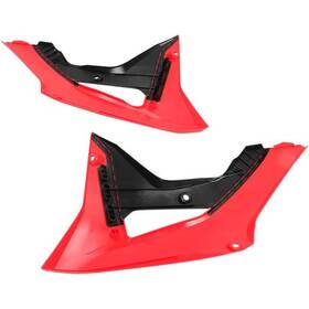 Ho04682-999 Ufo Radiator Shrouds - Red/black Ho04682-999 Ufo Radiator Shrouds - Red/black
