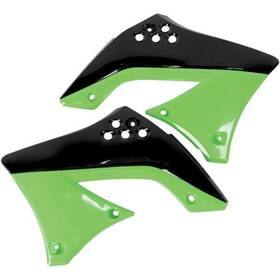 Ka04713-999 Ufo Radiator Shrouds - Green/black