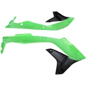 Ka04736-999 Ufo Radiator Shrouds - Green/black