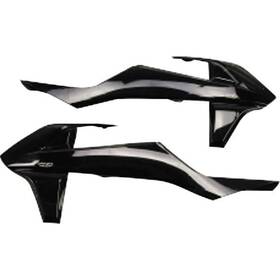 Kt04052-001 Ufo Radiator Shrouds - Black
