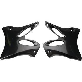 Ya03846-001 Ufo Radiator Shrouds - Black