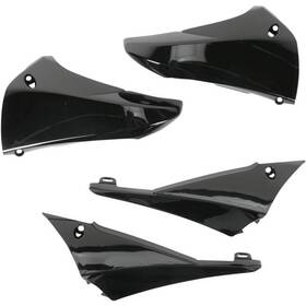 Ya04823-001 Ufo Radiator Shrouds - Black Ya04823-001 Ufo Radiator Shrouds - Black