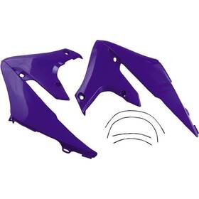Ya04858-089 Ufo Radiator Shrouds - Blue