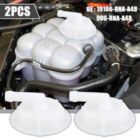 19106-rna-a48 Uxcell 2pcs Radiator Coolant Reservoir Overflow Tank Cap For Acura Rl Cl Mdx White