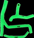 CV4 Performance Silicone Radiator Hose Y Kit Green 3PC Kawasaki KX450F 09-15. Fixed Price $334.96.