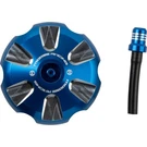 Moose Colored Gas Caps Aluminum Blue Motorcycle Atv/utv Street T03-5116L. Fixed Price $75.21.