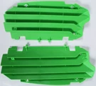 New Polisport Radiator Louvers Guards Green Kawasaki KX250F 2013-2016. Fixed Price $47.69.