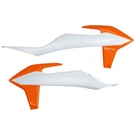 Ufo Radiator Shrouds Scoops White/orange KT04092#999. Fixed Price $43.84.