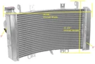 Fit Suzuki Hayabusa GSX1300RZ 17710-15H10 Radiator 2008-2019. Fixed Price $68.38.