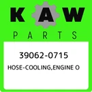 39062-0715 Kawasaki Hose-cooling,engine 390620715, New Genuine Oem Part. Fixed Price $36.12.
