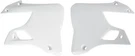 Ufo Radiator Shrouds White YA02898046 Yamaha YZ250 2-STROKE/YZ125 1996-2001. Fixed Price $45.78.