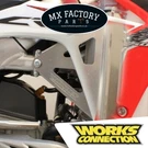 Honda CRF250R 2014-2017 Radiator Braces Works Connection Silver 15 16. Fixed Price $200.48.