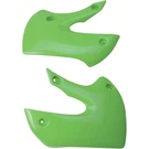Ufo Plastics Radiator Shroud Fits Kawasaki/suzuki Green KA03733-026. Fixed Price $17.77.