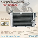 For Aprilia Tuono RSV1000 2002-05 Left Aluminum Cooling Radiator AP8102952. Fixed Price $65.10.