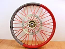 2002 Honda CRF450R Front And Rear Wheel Set Discs Chain Sprocket. Fixed Price $199.00.