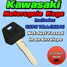 Kawasaki Motorcycle Keys Cut By Replacement For Codes B141411-B144444. Fixed Price $11.99.