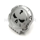 Hongk 84-15 Harley Xl Big Twin Chrome Httmt Skull Gas Tank Cap Vented Fuel. Fixed Price $25.46.