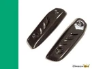 Triumph Street Triple 765 Carbon Radiator End Caps Covers Plain Gloss Weave. Fixed Price $120.83.