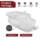 Reservoir & Cap For Kawasaki Ninja 650R EX650 ER650 2006 2007 2008 43078-0025 Us. Fixed Price $39.99.