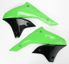 Ufo Plastics Radiator Covers Green Motorcycle Dirt Bike KA03789-026 0520-0692. Fixed Price $48.82.