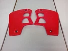 Honda CR500R 1989-2001 Ufo Plastics Red Radiator Covers , # 02620-070. Fixed Price $35.00.