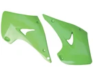 B242 Ufo Kx Green Plastic Radiator Shrouds/covers KA03738-026. Fixed Price $14.62.