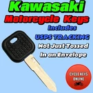 Kawasaki Motorcycle Keys Cut By Replacement Codes B141411-B144444. Fixed Price $11.99.