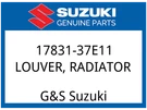 Suzuki Oem Part 17831-37E11 Louver Radiator. Fixed Price $20.73.