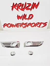 2001 Honda Valkyrie Interstate Chrome Frame Side Swingarm Pivot Covers Cap. Fixed Price $145.00.