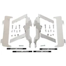 Moose Radiator Braces Silver Yamaha 11-150. Fixed Price $109.95.