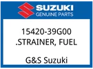 Suzuki Oem Part 15420-39G00 Strainer, Fuel. Fixed Price $97.72.