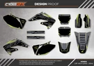 2002 2003 2004 Graphics Kit Honda Decals Stickers Moto. Fixed Price $159.00.